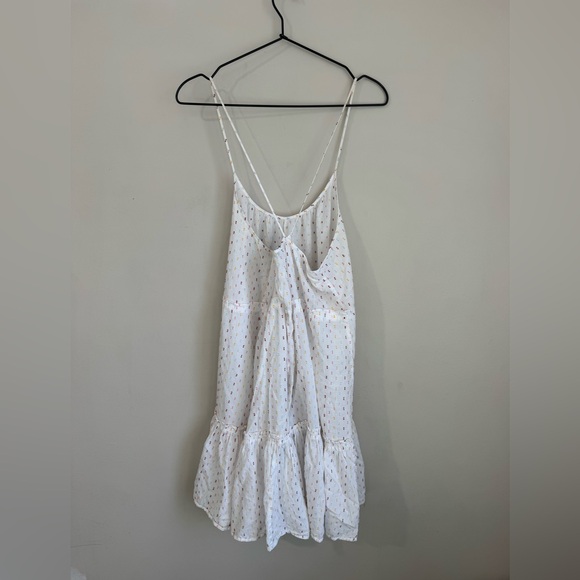 Madewell Tiered Cover-Up Dress in Rainbow Clipdot - Picture 9 of 11